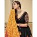 Picture of Elegant Georgette Black Lehenga Choli