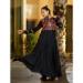 Picture of Enticing Georgette & Silk Black Kurtis And Tunic