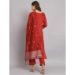 Picture of Cotton & Silk Maroon Readymade Salwar Kameez