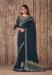 Picture of Georgette & Silk & Organza Midnight Blue Saree