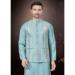 Picture of Superb Silk Cadet Blue Kurtas