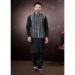 Picture of Wonderful Silk Black Kurtas