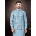 Picture of Ideal Silk Light Slate Grey Kurtas