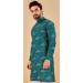 Picture of Splendid Cotton Teal Kurtas