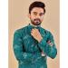 Picture of Splendid Cotton Teal Kurtas