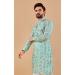 Picture of Magnificent Cotton Light Steel Blue Kurtas