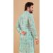 Picture of Magnificent Cotton Light Steel Blue Kurtas