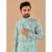 Picture of Magnificent Cotton Light Steel Blue Kurtas