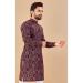 Picture of Fascinating Cotton Dark Magenta Kurtas