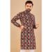 Picture of Good Looking Cotton Brown Kurtas