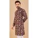 Picture of Good Looking Cotton Brown Kurtas