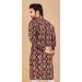 Picture of Good Looking Cotton Brown Kurtas