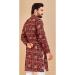 Picture of Well Formed Cotton Fire Brick Kurtas