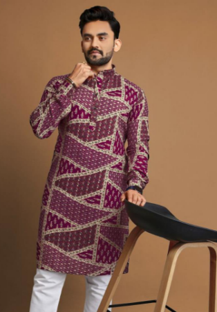 Picture of Shapely Cotton Sienna Kurtas