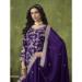 Picture of Silk Midnight Blue Straight Cut Salwar Kameez