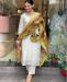 Picture of Ravishing Crepe Off White Kurtis & Tunic