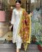 Picture of Ravishing Crepe Off White Kurtis & Tunic