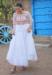 Picture of Radiant Georgette White Readymade Gown