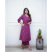 Picture of Stunning Chiffon Purple Kurtis & Tunic