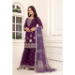 Picture of Georgette & Silk Purple Readymade Salwar Kameez