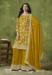 Picture of Admirable Silk Dark Khaki Straight Cut Salwar Kameez