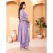 Picture of Ideal Chiffon Plum Readymade Salwar Kameez