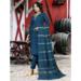 Picture of Pleasing Silk Dark Slate Blue Readymade Salwar Kameez