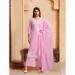 Picture of Good Looking Georgette Pink Readymade Salwar Kameez