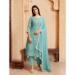 Picture of Elegant Georgette Cadet Blue Readymade Salwar Kameez