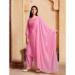 Picture of Georgette Light Coral Readymade Salwar Kameez