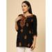 Picture of Superb Rayon Black Kurtis & Tunic