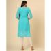 Picture of Gorgeous Georgette Medium Turquoise Kurtis & Tunic