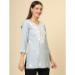 Picture of Ravishing Rayon Light Slate Grey Kurtis & Tunic