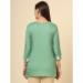 Picture of Graceful Rayon Dark Sea Green Kurtis & Tunic