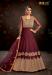 Picture of Stunning Net Saddle Brown Anarkali Salwar Kameez