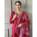 Picture of Pretty Chiffon Crimson Readymade Salwar Kameez