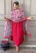 Picture of Splendid Chiffon Crimson Readymade Salwar Kameez