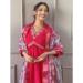 Picture of Splendid Chiffon Crimson Readymade Salwar Kameez