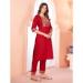 Picture of Fascinating Chiffon Maroon Readymade Salwar Kameez