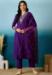 Picture of Shapely Chiffon Purple Readymade Salwar Kameez