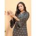 Picture of Ravishing Rayon Slate Grey Kurtis & Tunic