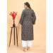 Picture of Ravishing Rayon Slate Grey Kurtis & Tunic