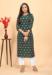 Picture of Marvelous Rayon Sea Green Kurtis & Tunic