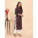 Picture of Resplendent Rayon Brown Kurtis & Tunic