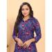 Picture of Admirable Rayon Dark Slate Blue Kurtis & Tunic