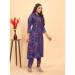 Picture of Admirable Rayon Dark Slate Blue Kurtis & Tunic