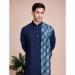 Picture of Superb Silk Midnight Blue Kurtas