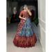 Picture of Elegant Silk Dark Slate Blue Lehenga Choli