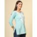 Picture of Comely Rayon Light Steel Blue Kurtis & Tunic