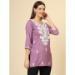 Picture of Amazing Rayon Plum Kurtis & Tunic